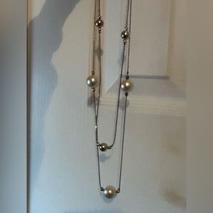 Sterling silver two layer Necklace